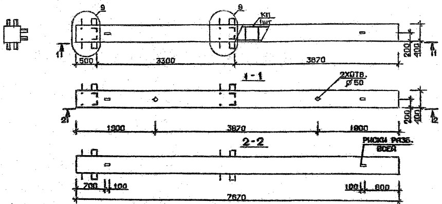 Колонна 3КБ 33.77-3 Серия 1.020.1-2с/89